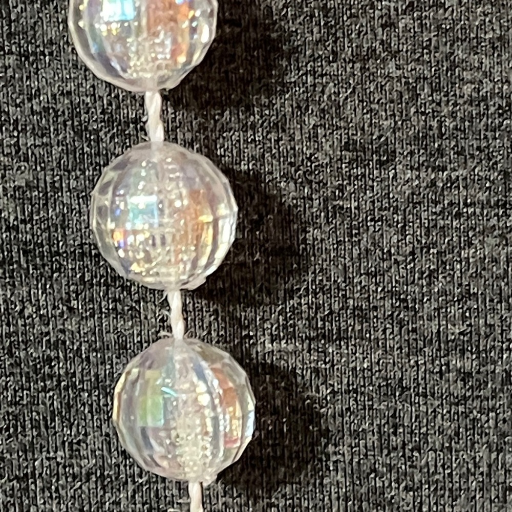 Mardi Gras Bead with Crown Pendant - Picture 3 of 6